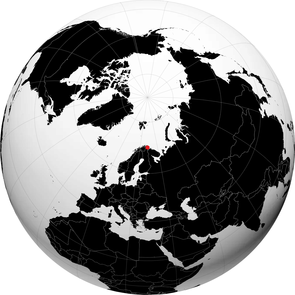 Varangerbotn di globe
