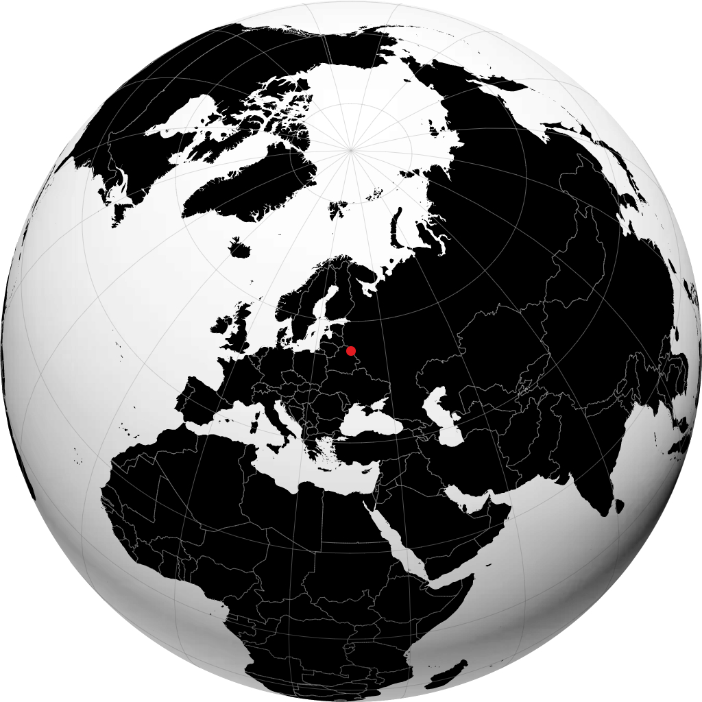 Vitebsk di globe