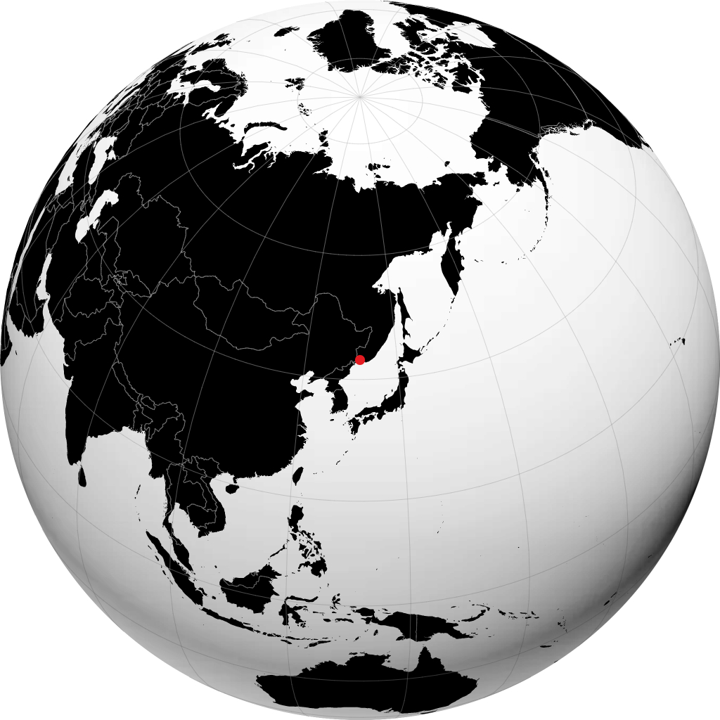 Vladivostok di globe