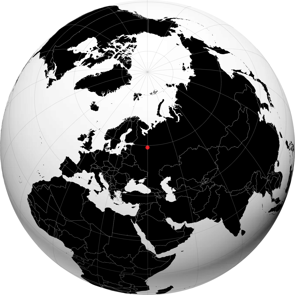 Vologda di globe