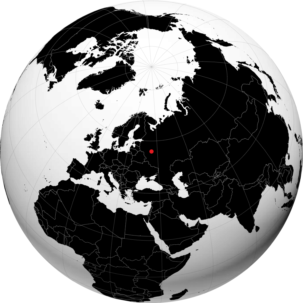 Volokolamsk di globe