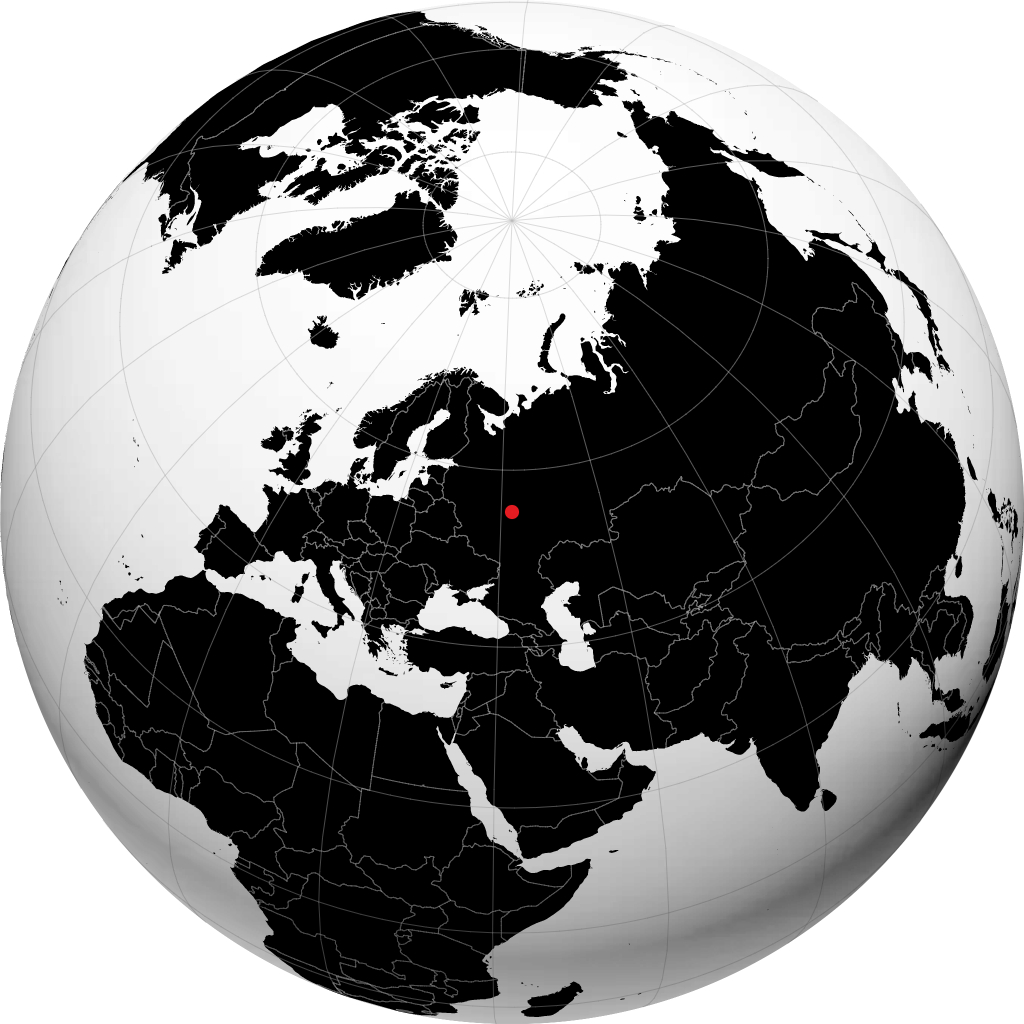 Vyksa di globe