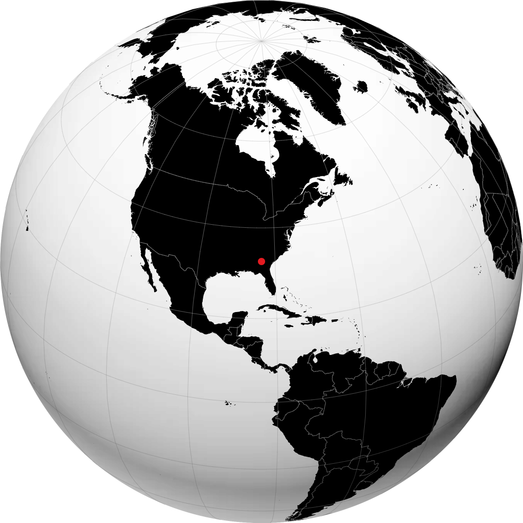 Warner Robins di globe