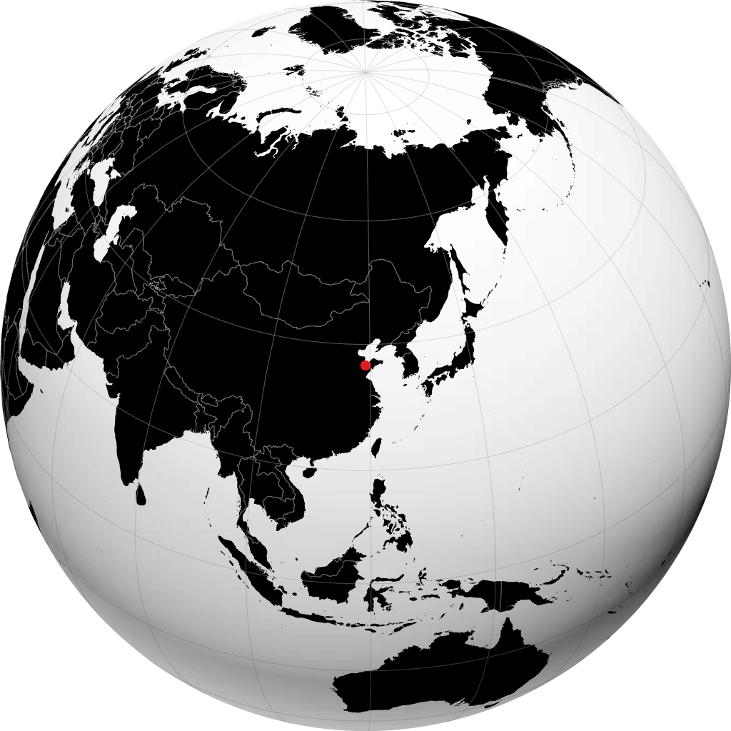Weifang di globe