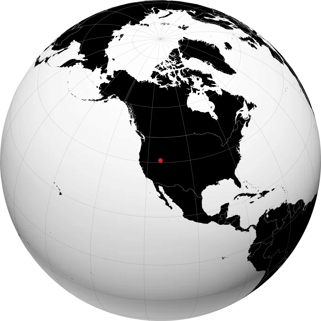 West Wendover di globe