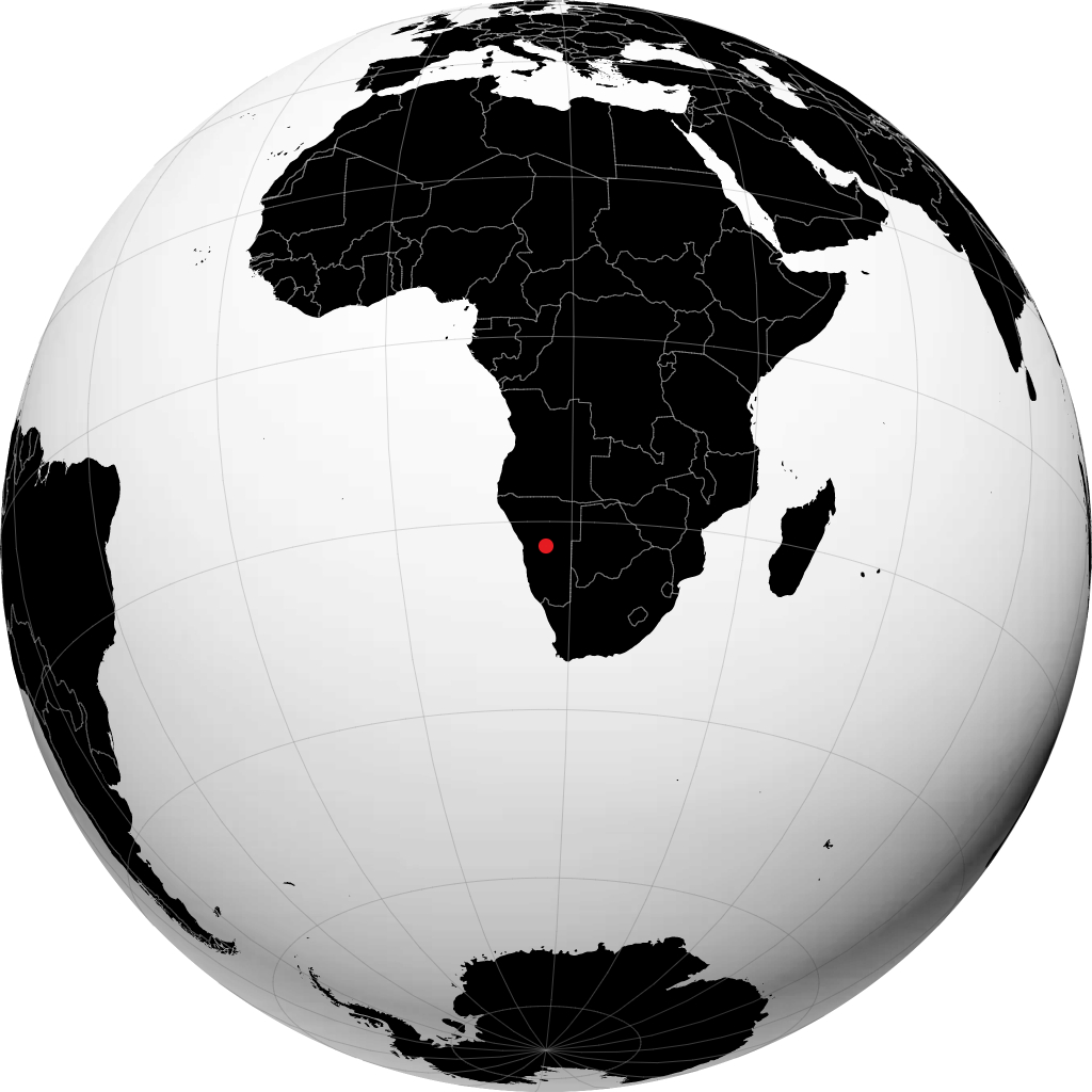 Windhoek di globe