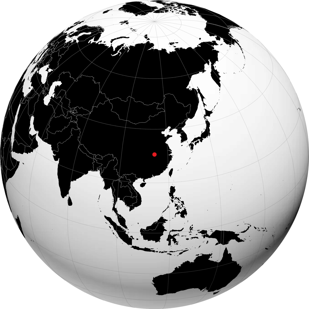 Wuhan di globe