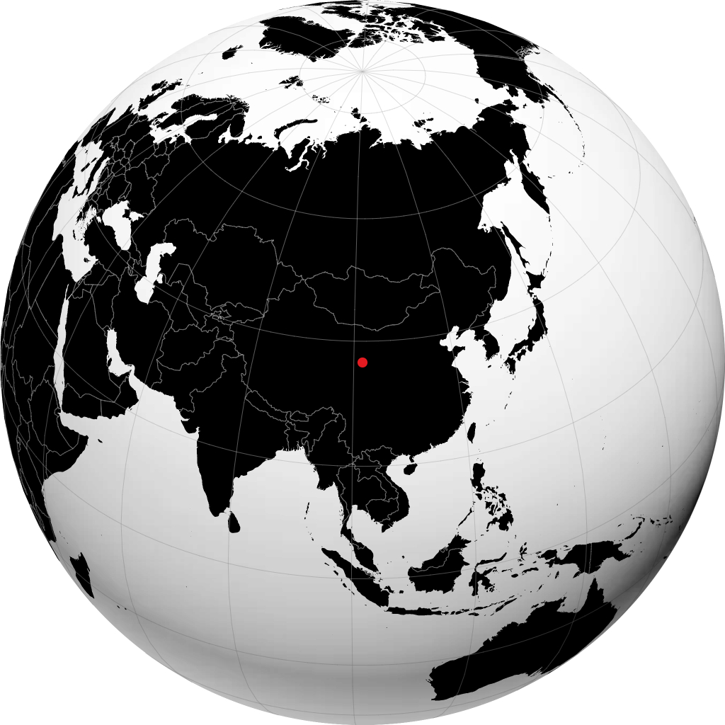 Xining di globe