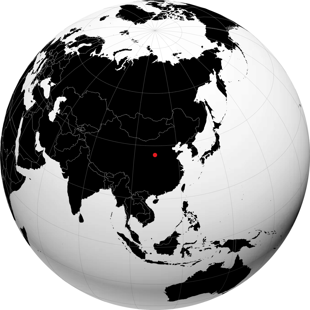 Yan'an di globe
