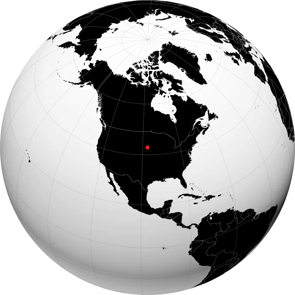 Yankton di globe