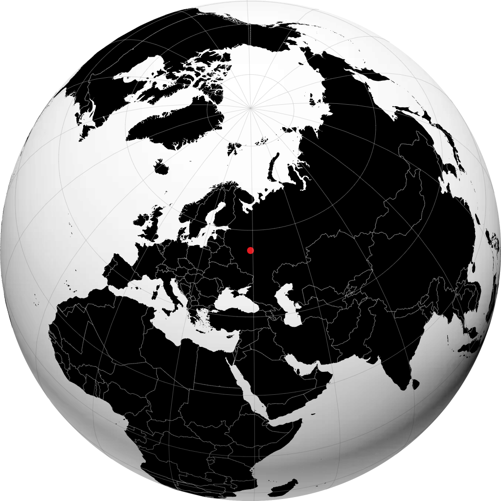 Yegoryevsk di globe