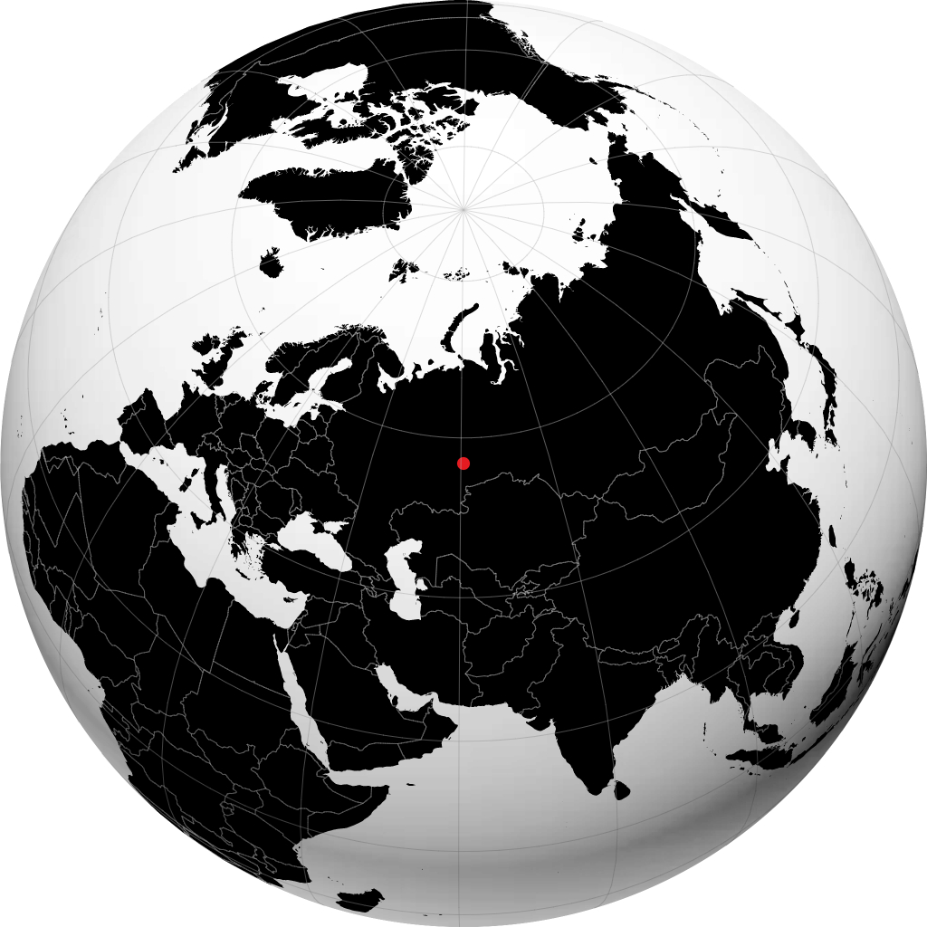 Yekaterinburg di globe