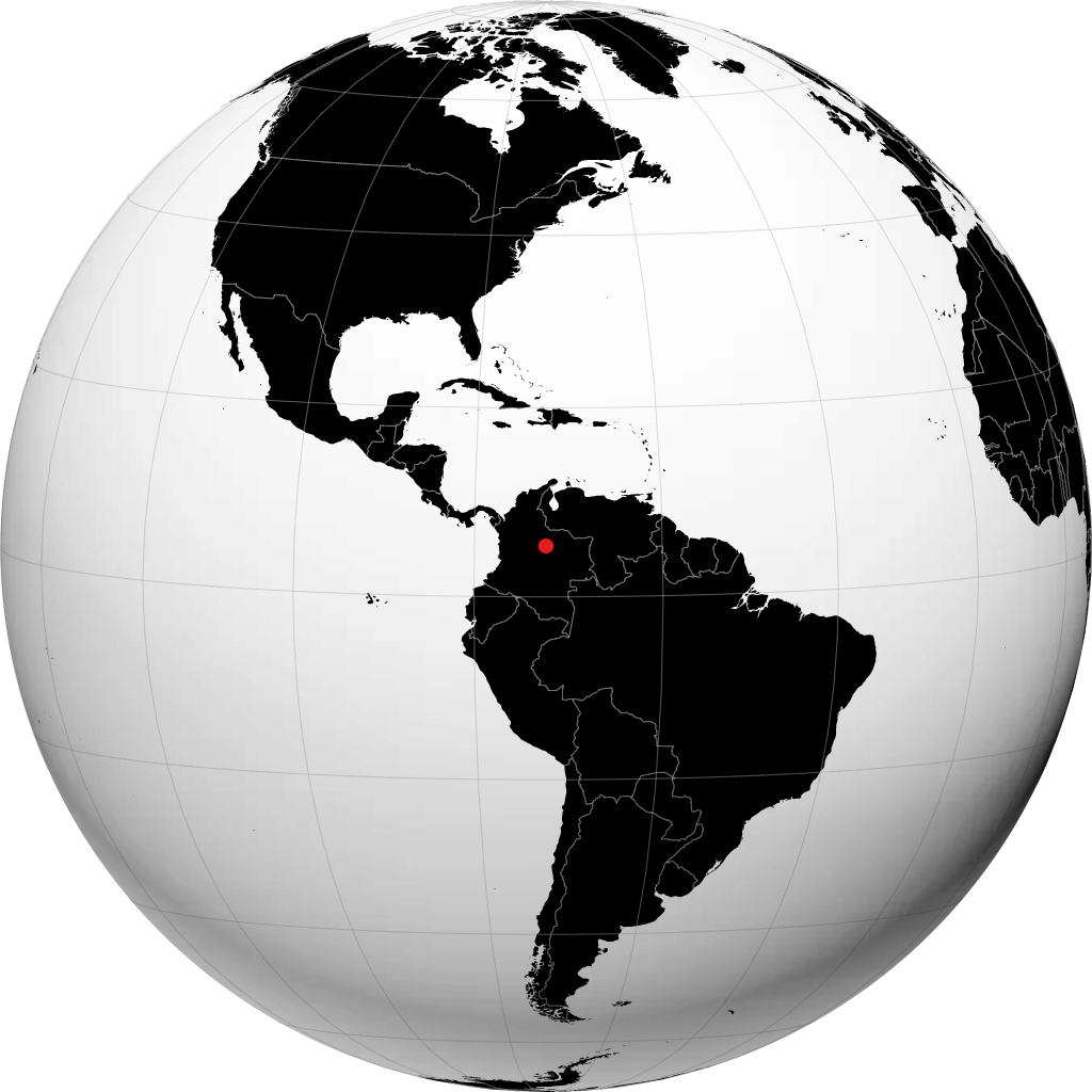 Yopal di globe