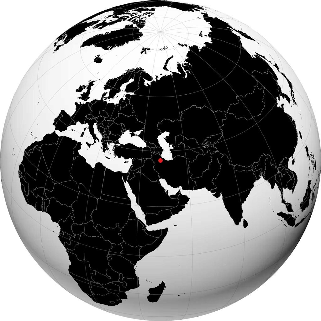 Zanjan di globe