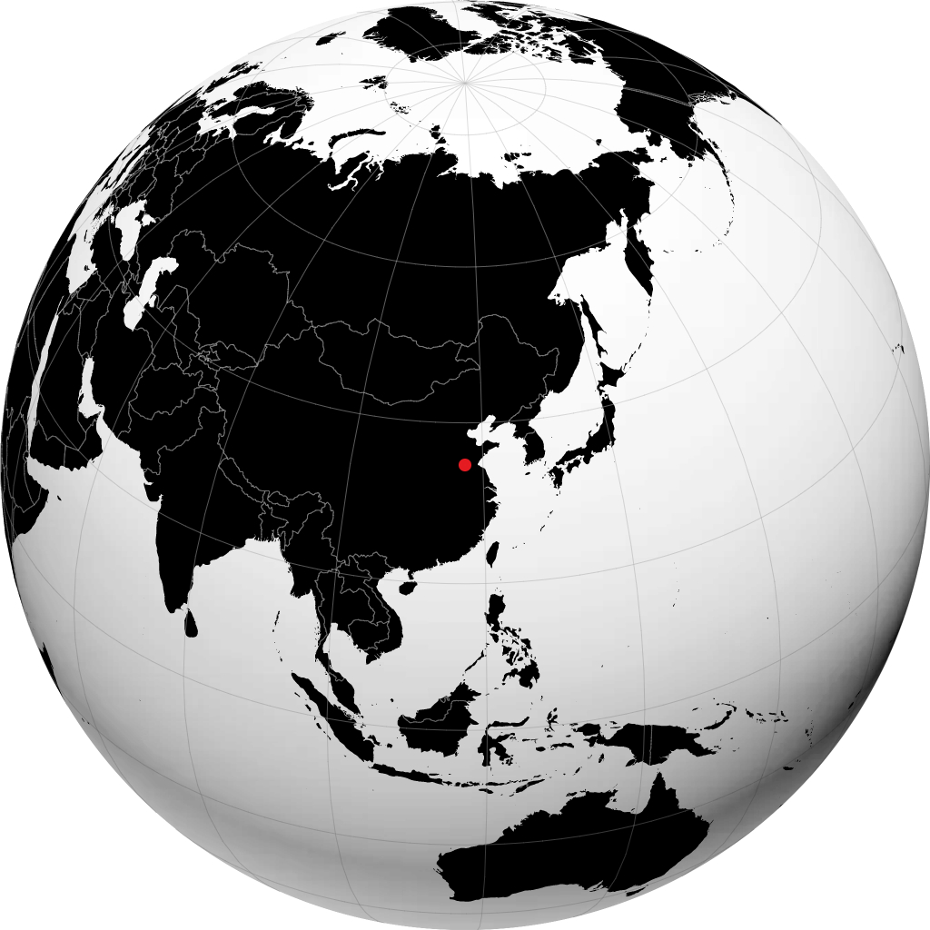 Zaozhuang di globe