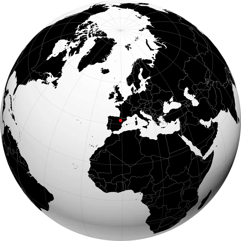 Zaragoza di globe