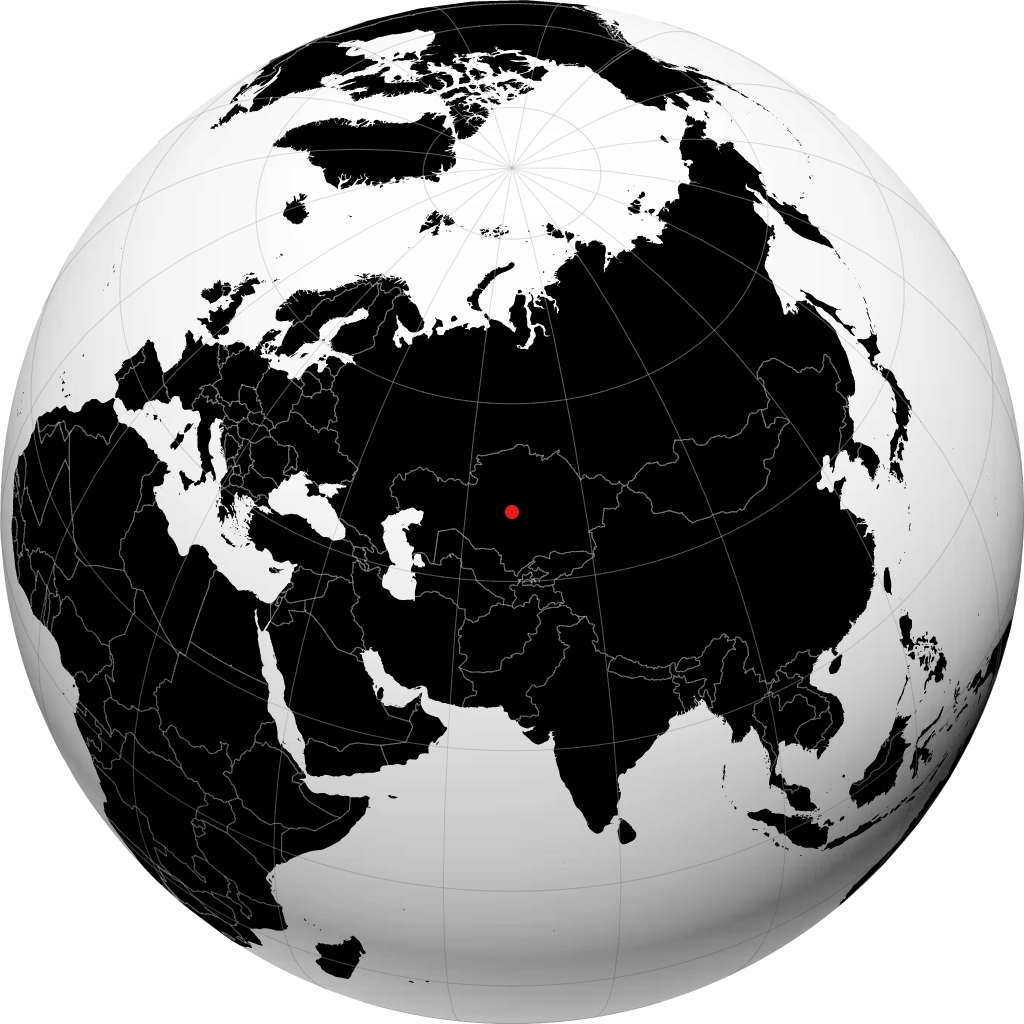 Zhezqazghan di globe