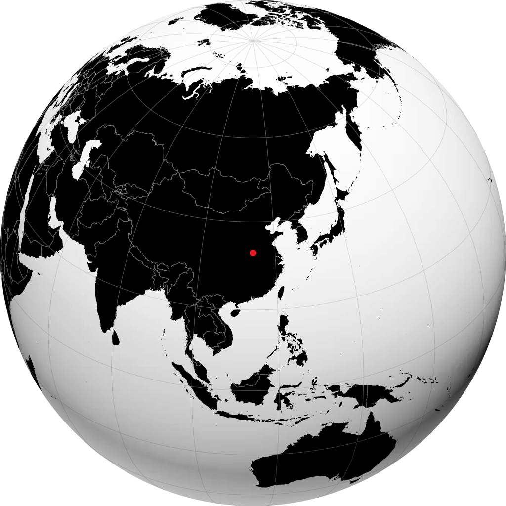 Zhumadian di globe