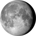 Bulan bungkuk tua, pencahayaan 93.2%