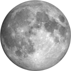 Bulan bungkuk muda, pencahayaan 99.7%